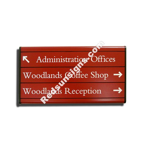 Single side wall mounting Direction Sign System