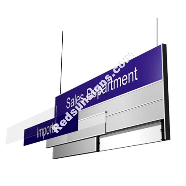 Hanging Ceiling Mounted Directional Signs