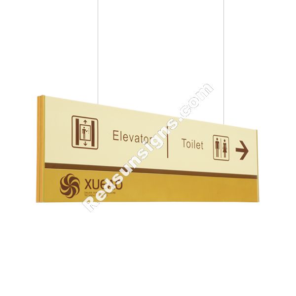 Hanging Ceiling Mounted Directional Signs